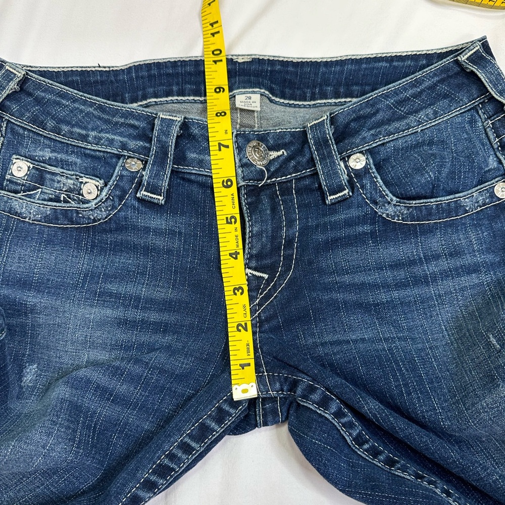 True Religion Women's Dark Wash Skinny Size 28 - Picture 9 of 10